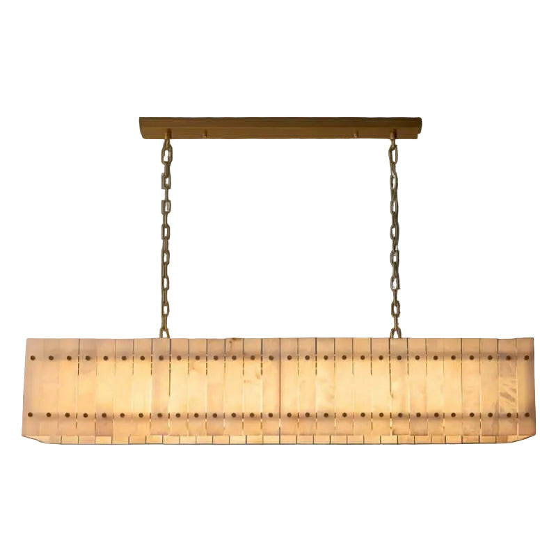 Aurelius Alabaster Linear Chandelier 54''