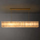Aurelius Alabaster Linear Chandelier 72''