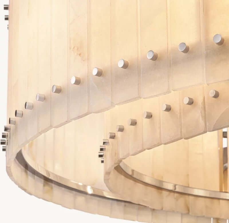 Aurelius Alabaster Round Chandelier 60''