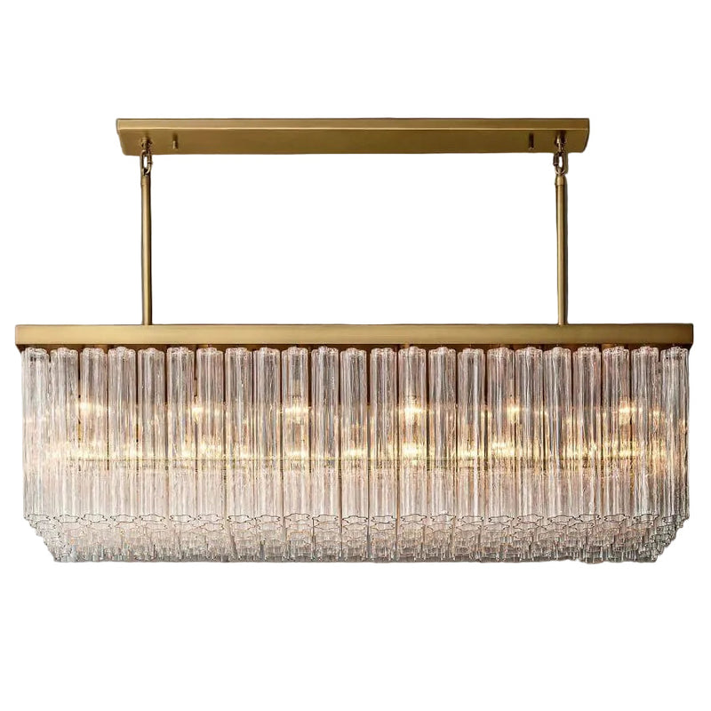 Chelo Rectangle Chandelier 72''W