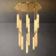Audon Alabaster Round Chandelier 40"