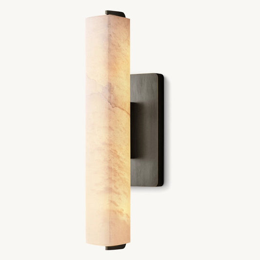 Audon Alabaster Single Sconce