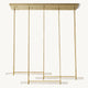 Audon Triple Bar Linear Chandelier
