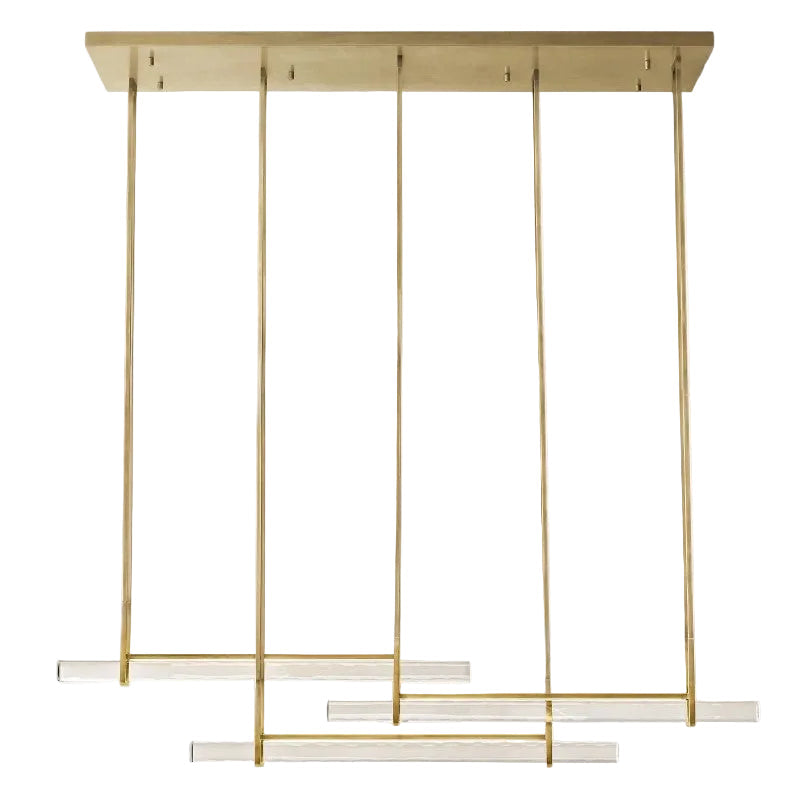Audon Triple Bar Linear Chandelier