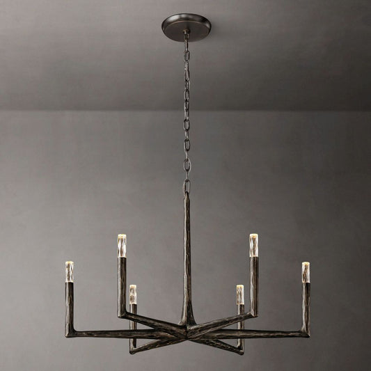 Avarit Forged Round Chandelier 36''