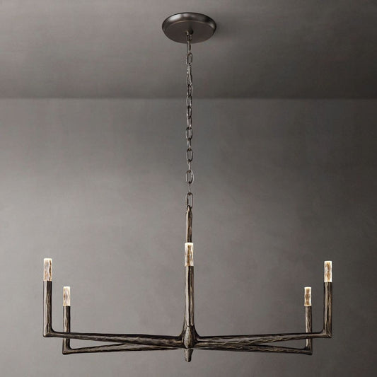 Avarit Forged Round Chandelier 48''