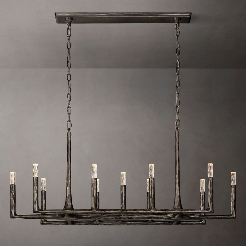Avarit Forged Linear Chandelier 54''