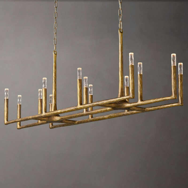 Avarit Forged Linear Chandelier 54''