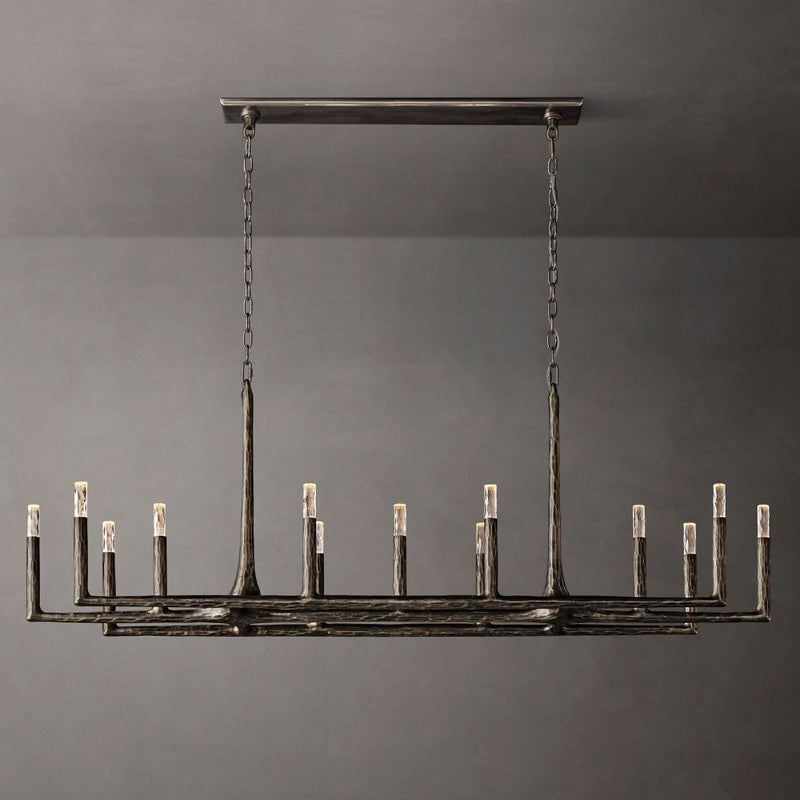 Avarit Forged Linear Chandelier 72''