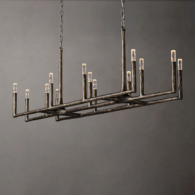 Avarit Forged Linear Chandelier 96''