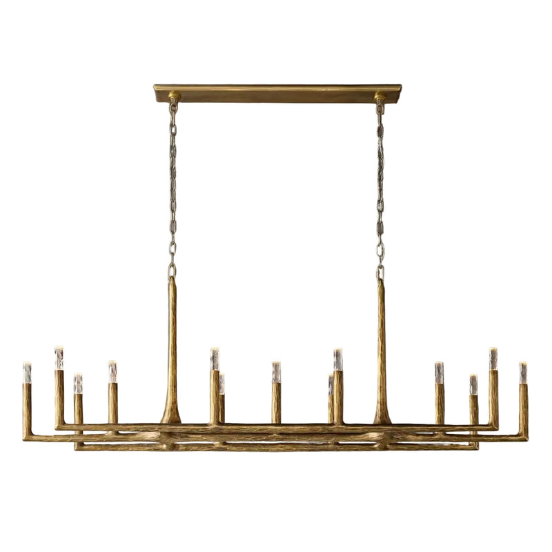Avarit Forged Linear Chandelier 72''