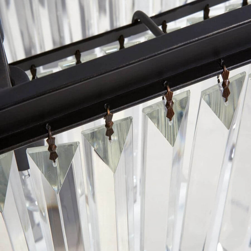 Ryan Tiered Rectangular Chandelier 49''W