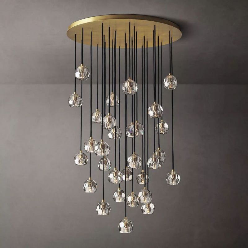 Crespo Round Cluster Chandelier 40''