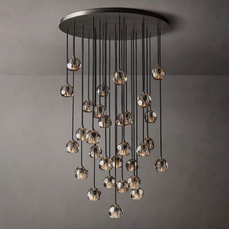 Crespo Round Cluster Chandelier 40''
