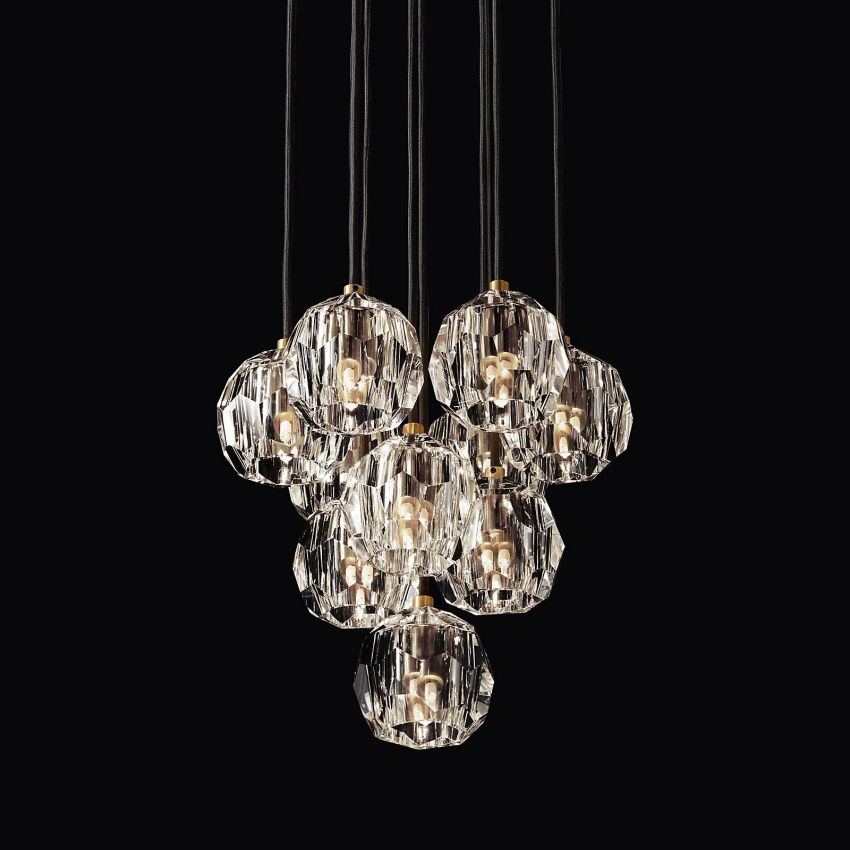 Crespo Round Cluster Chandelier 14''