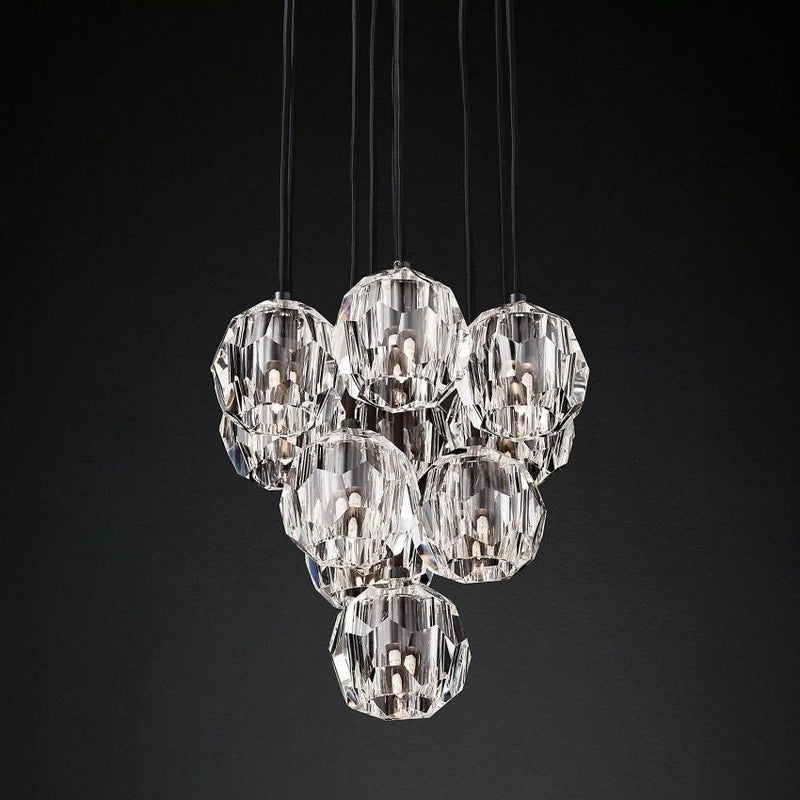 Crespo Round Cluster Chandelier 14''