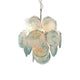 Blue Murano Disc Glass Chandelier