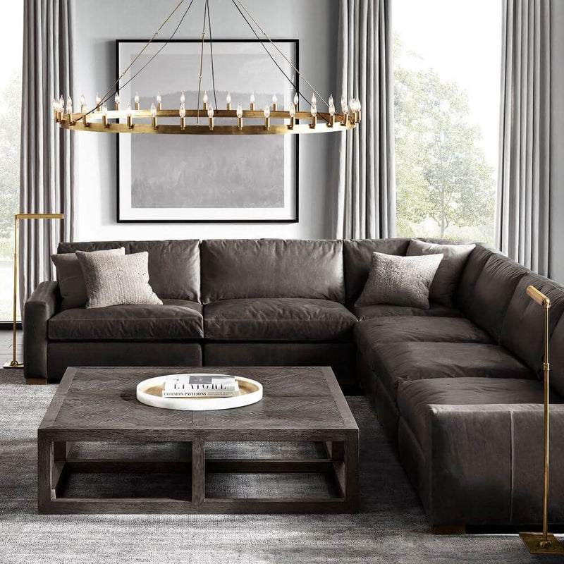 Camilo Vintage Filament Round Chandelier 73''D