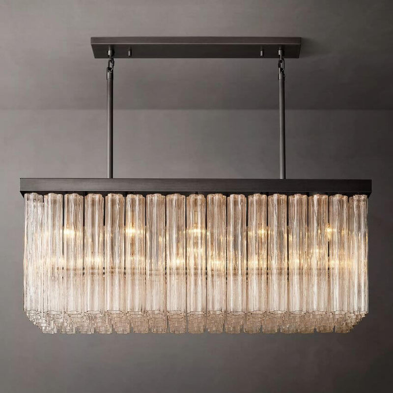 Chelo Rectangle Chandelier 54''W