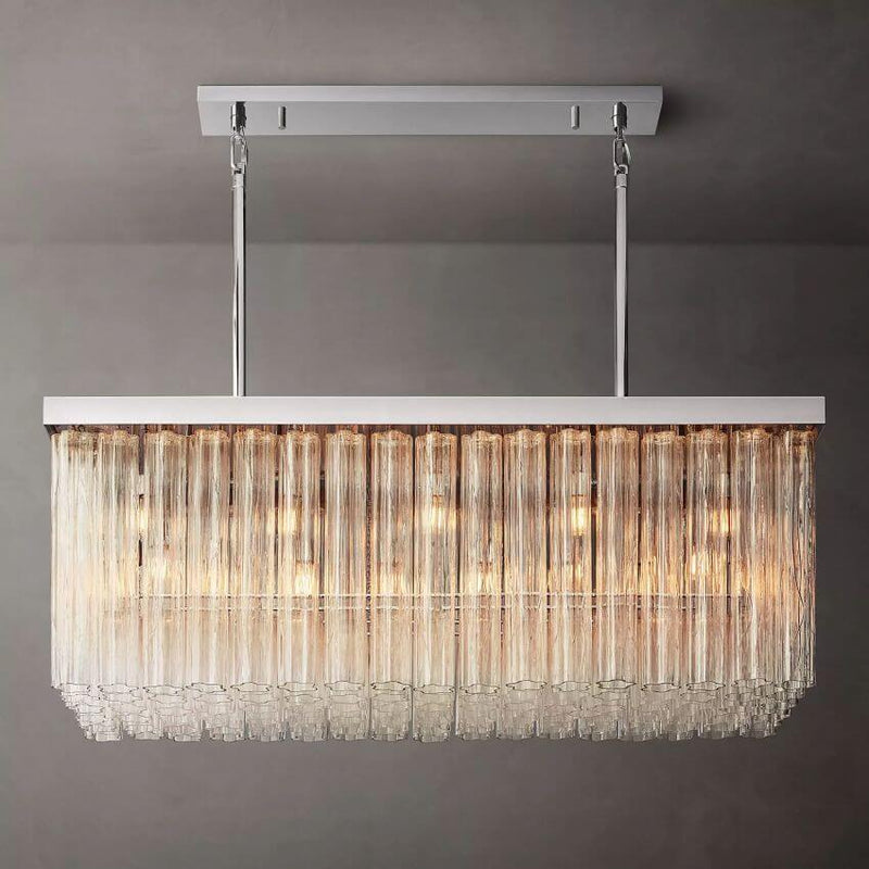 Chelo Rectangle Chandelier 54''W