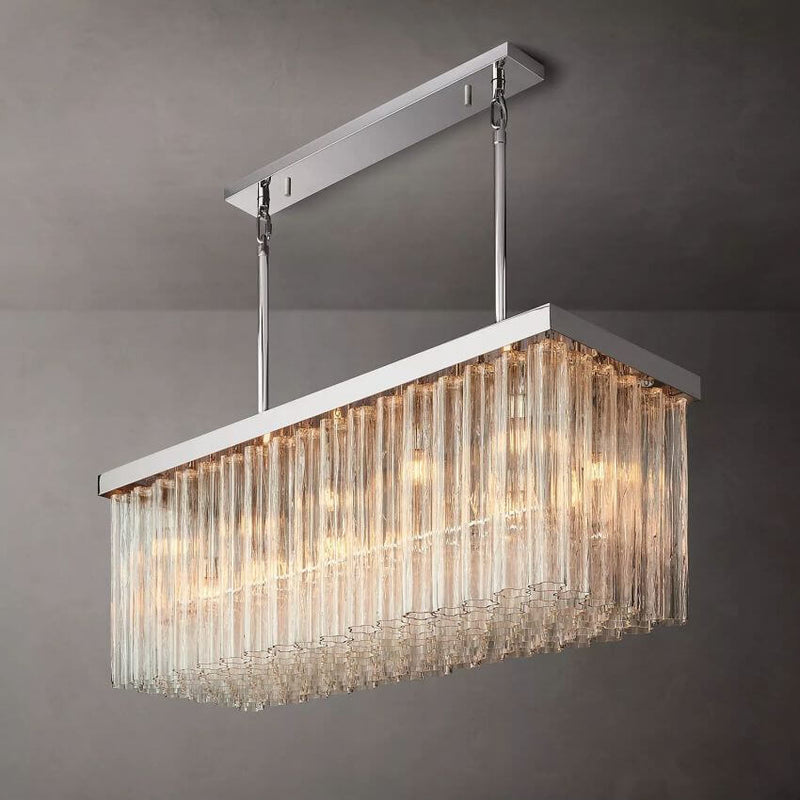 Chelo Rectangle Chandelier 72''W