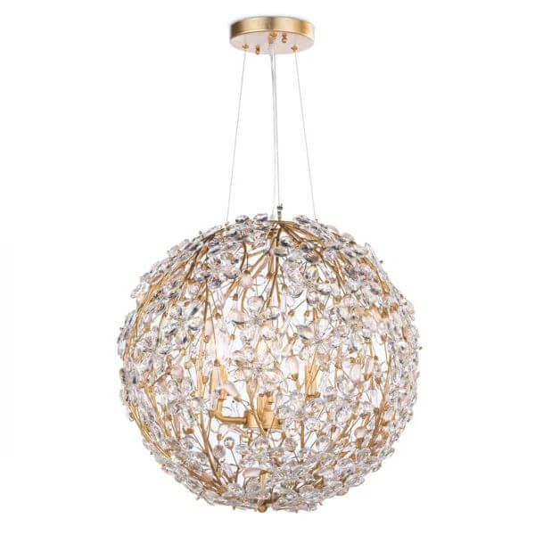 Cherish 6 Lights Spherical Chandelier 20"D