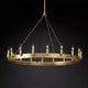 Camilo Vintage Candelabra Round Chandelier 38''D