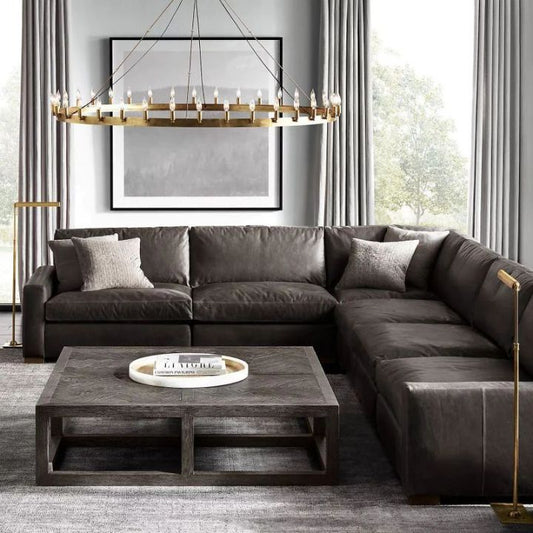 Camilo Vintage Candelabra Round Chandelier 50''D
