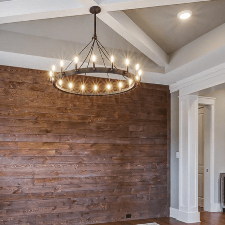 Camilo Vintage Candelabra Round Chandelier 38''D