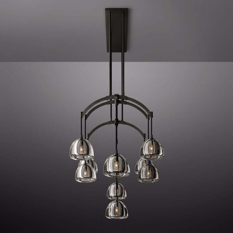 Dimple Linear Chandelier 54"