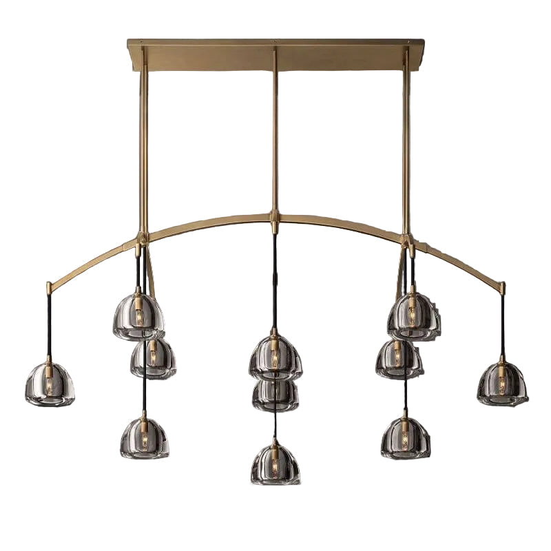 Dimple Linear Chandelier 72"