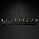 Camilo Vintage Filament Rectangle Chandelier 52''L