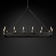 Camilo Vintage Filament Rectangle Chandelier 41''L