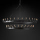 Camilo Vintage Filament 2-Tier Round Chandelier 63''D