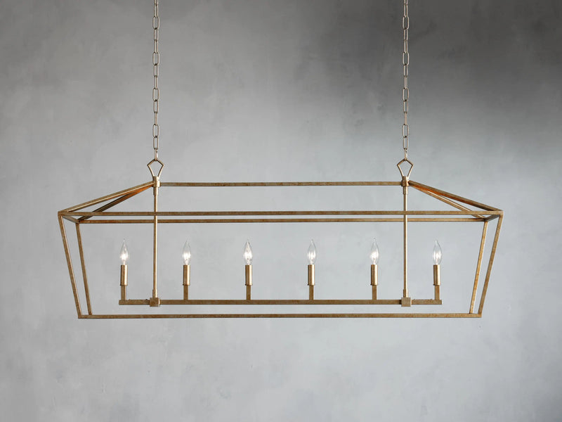 Garnet 54" Rectangular Chandelier
