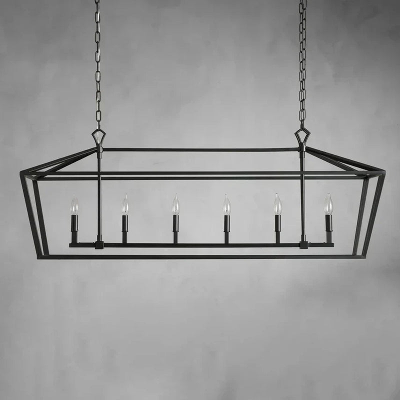 Garnet 54" Rectangular Chandelier