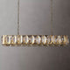 Harley Crystal Rectangular Chandelier 74''
