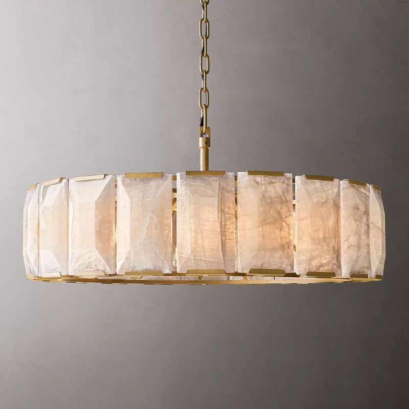 Harley Calcite Round Chandelier 43''