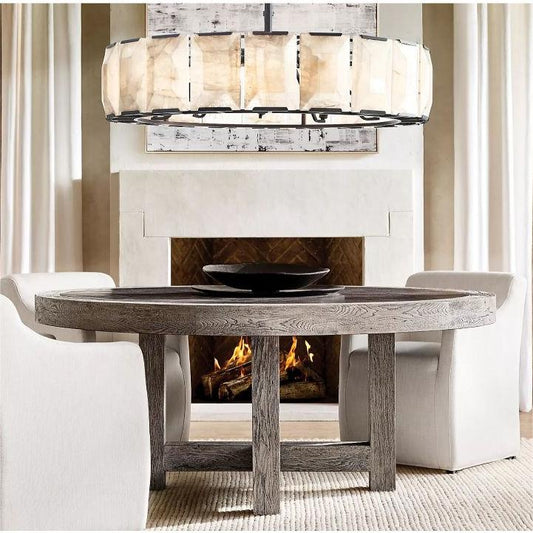 Harley Calcite Round Chandelier 60''
