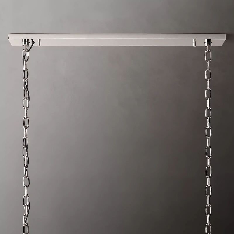 Harley Crystal Rectangular Chandelier 74''