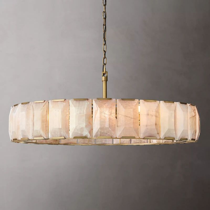 Harley Calcite Round Chandelier 60''