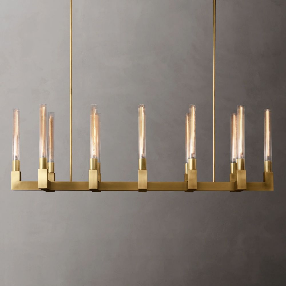 Cannel Linear Chandelier 55''