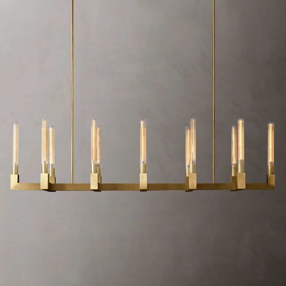 Cannel Linear Chandelier 67''
