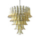 Amber Murano Glass Petals Chandelier