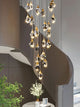 Custom  Nicole Crystal Staircase Chandelier 36''