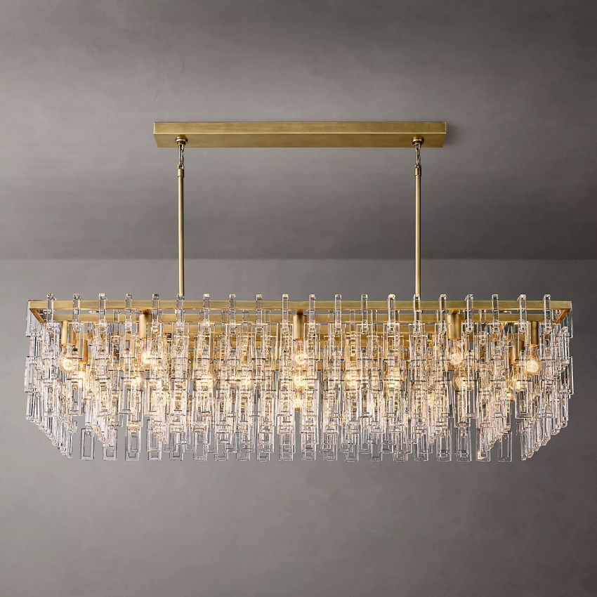 Nigel Rectangle Chandelier 62''W