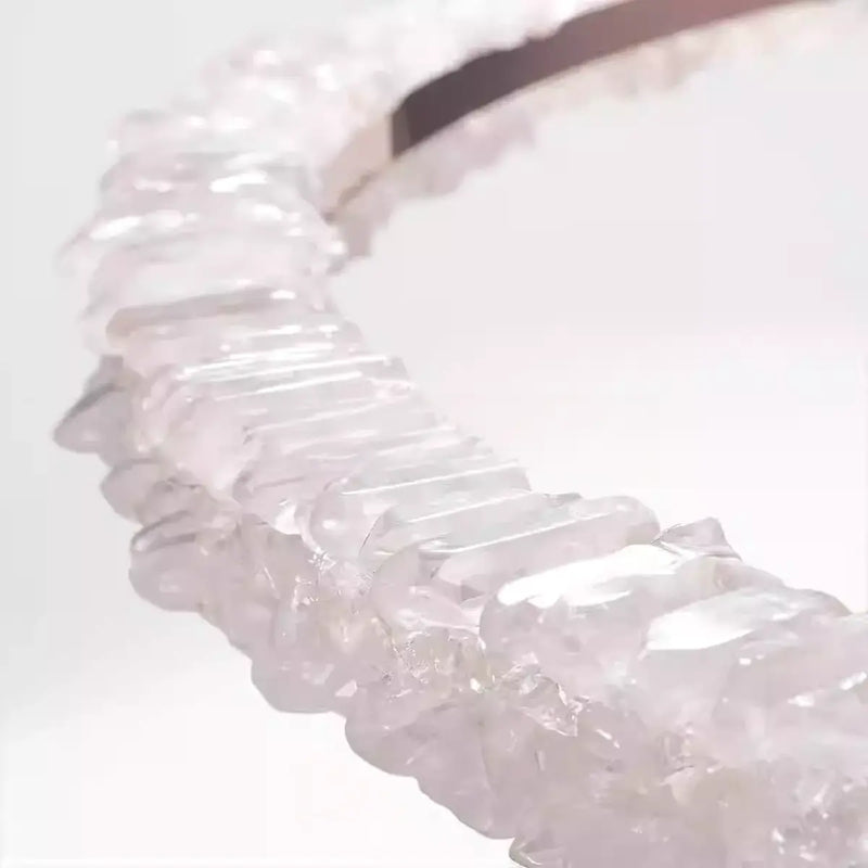 Natural Crystal Living Room Chandelier 39.3 in