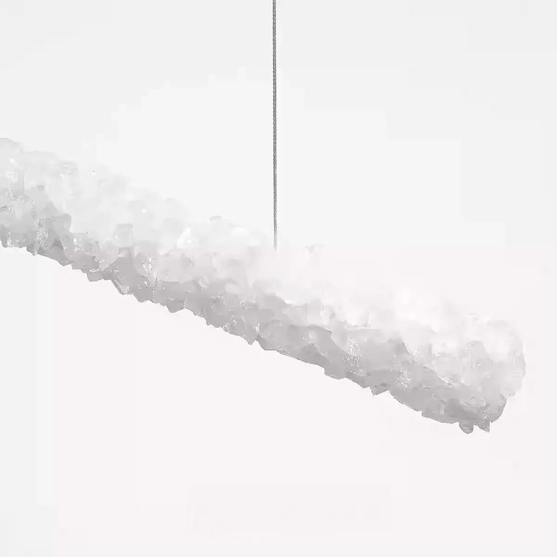 Natural crystal restaurant  chandelier  B, 39.37in, 47.25in, 55.12in, 63in