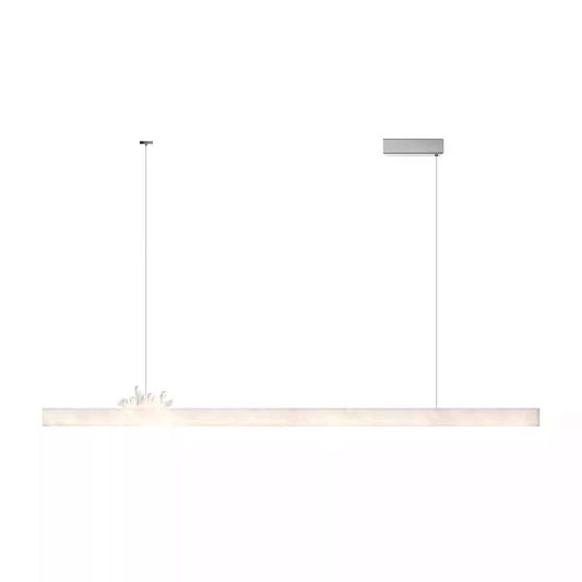 Spanish marble and natural crystal dining room chandelier, 39.37in, 47.25in, 55.12in, 63in.