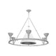 Olympia Chandelier - White Plaster